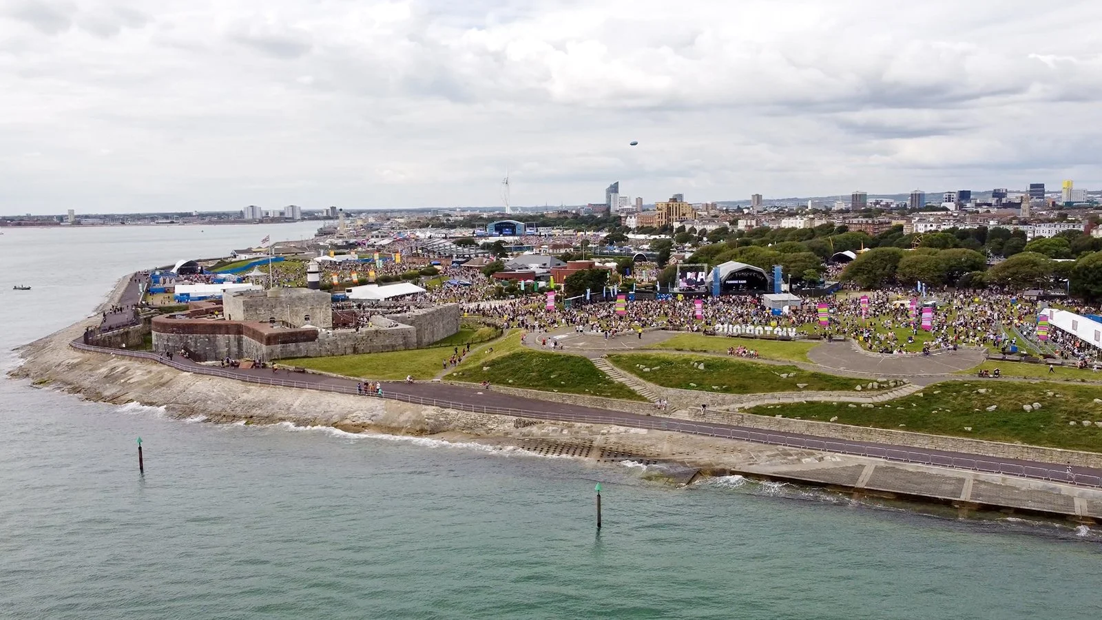 Orthomosaic drone mapping for Victorious Festival