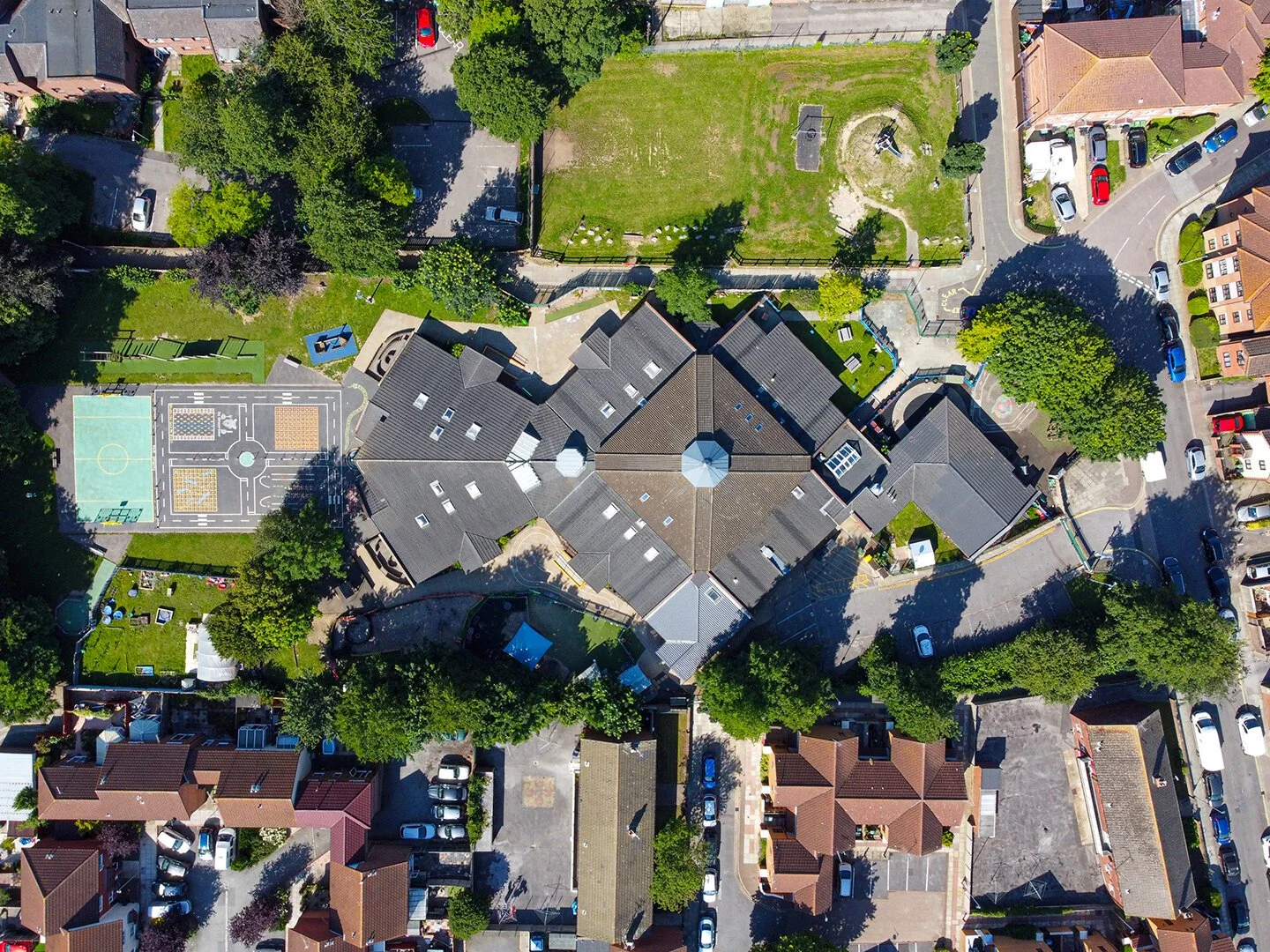 School and church drone surveys for Portsmouth City Council