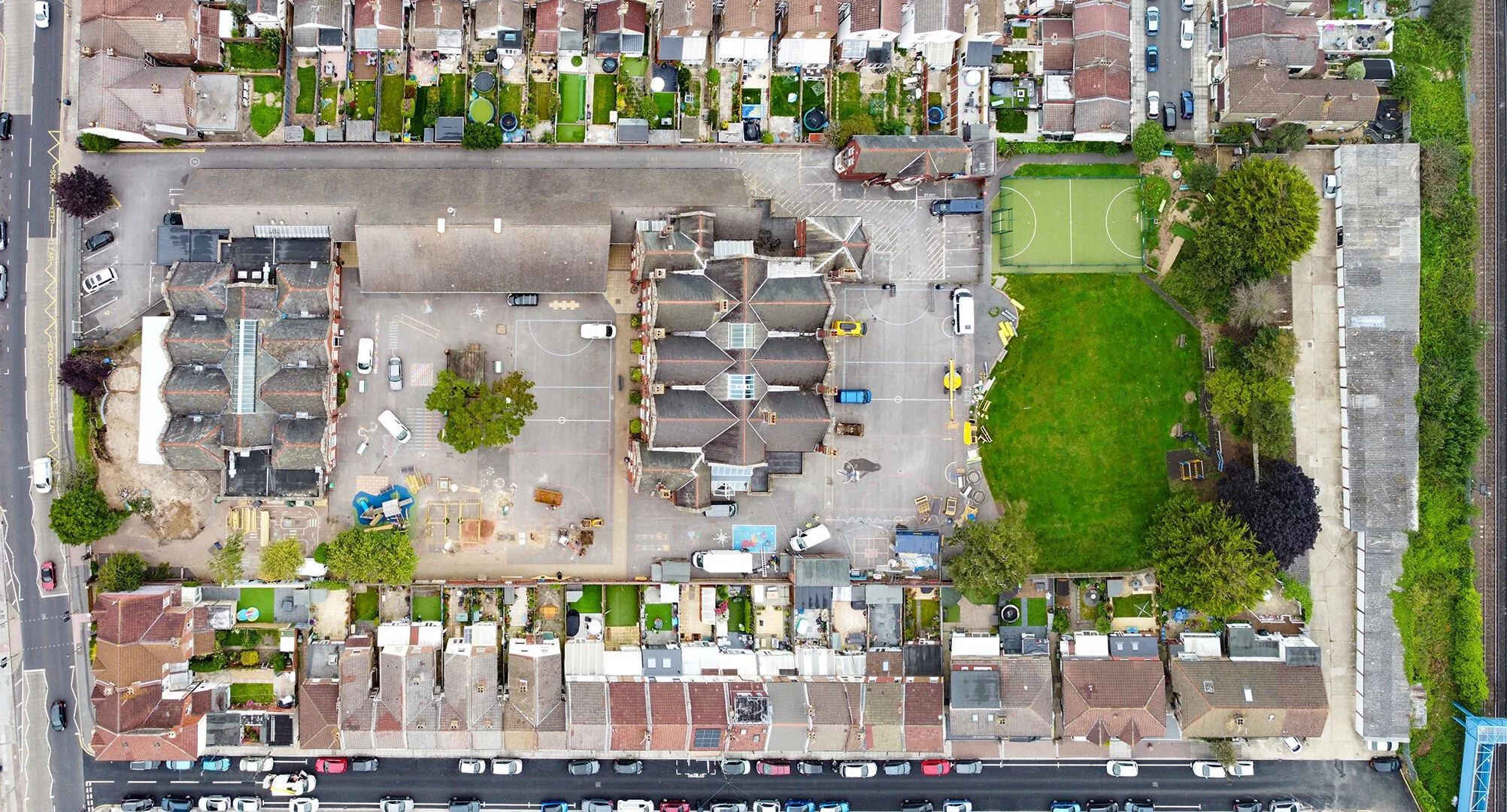 School and church drone surveys for Portsmouth City Council - Image 1