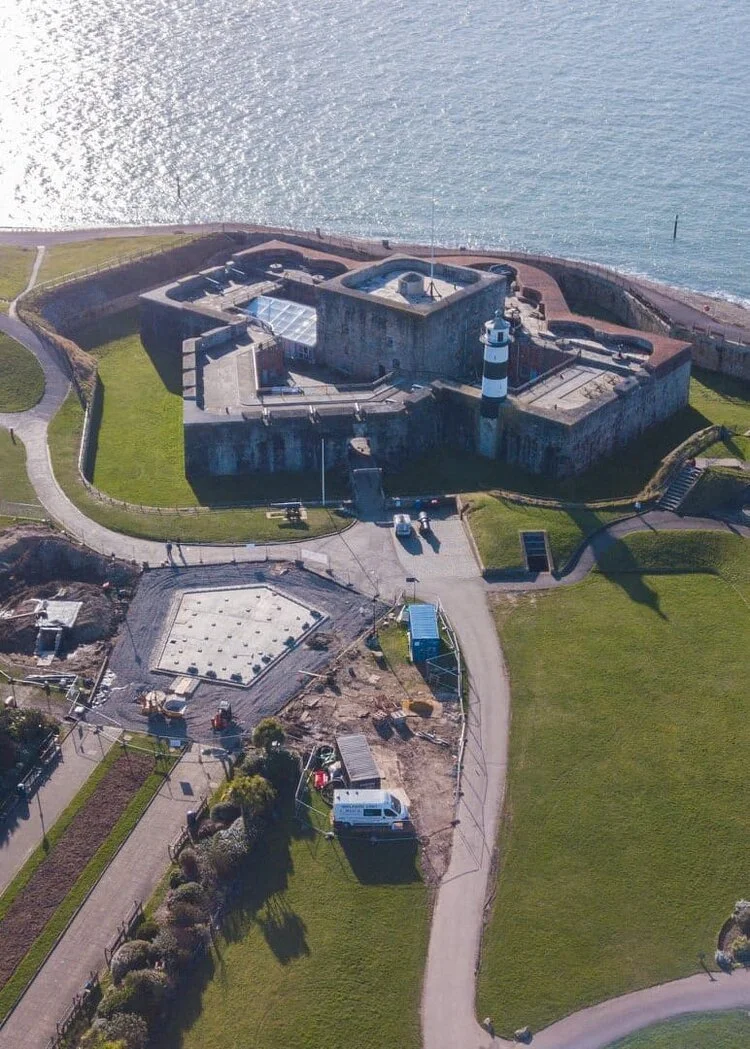 Drone heritage photography at Southsea Castle - Image 3