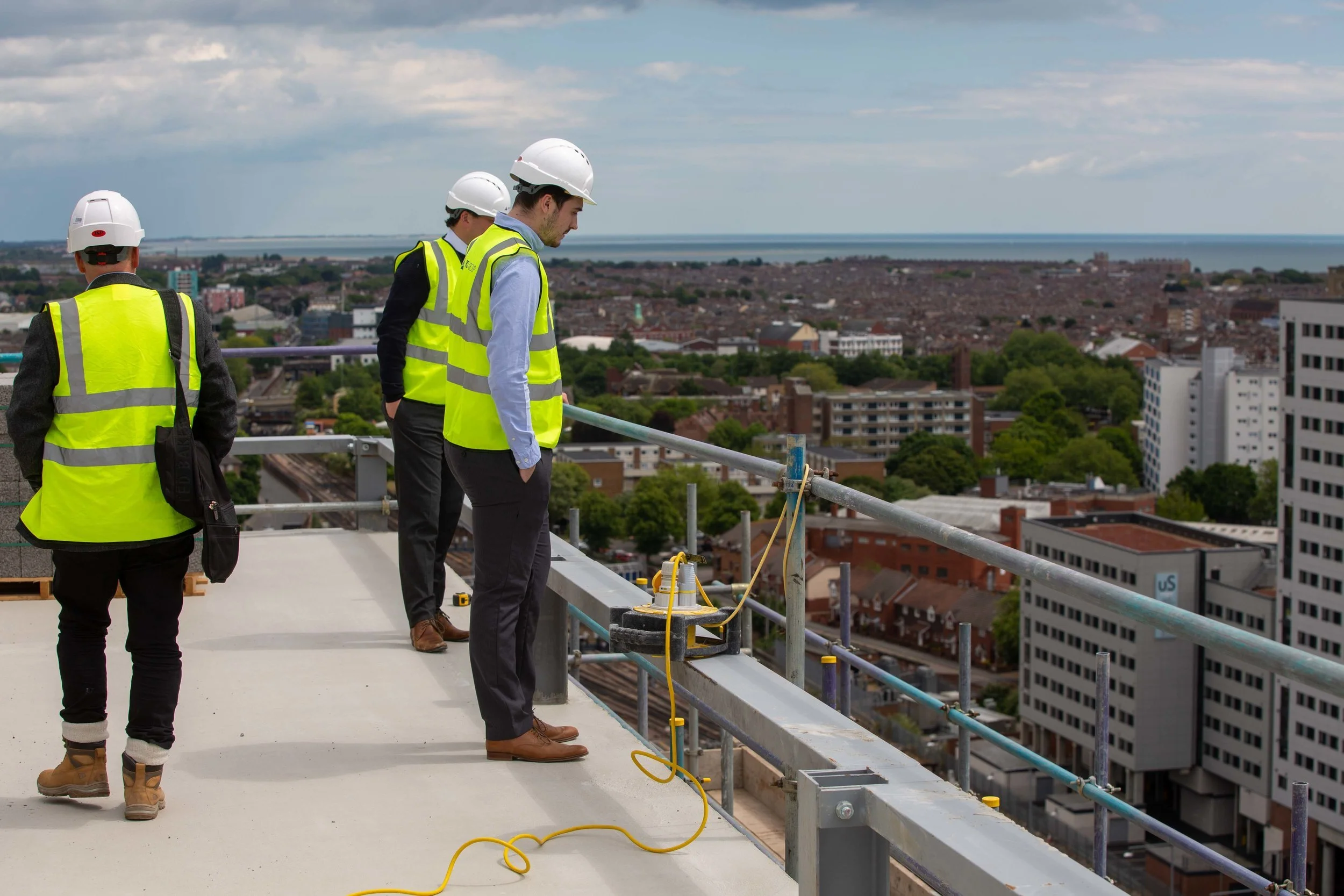 Stanhope House topping out: event and construction photography - Image 1