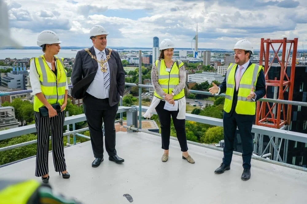 Stanhope House topping out: event and construction photography - Image 2