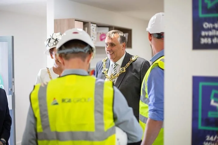 Stanhope House topping out: event and construction photography - Image 3