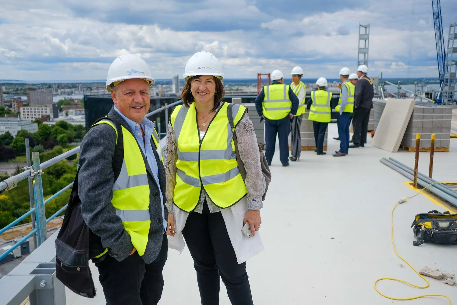 Stanhope House topping out: event and construction photography - Image 7