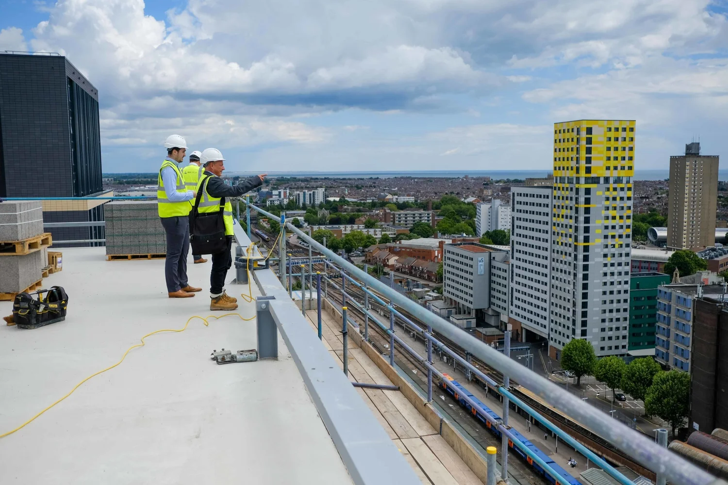 Stanhope House topping out: event and construction photography - Image 8