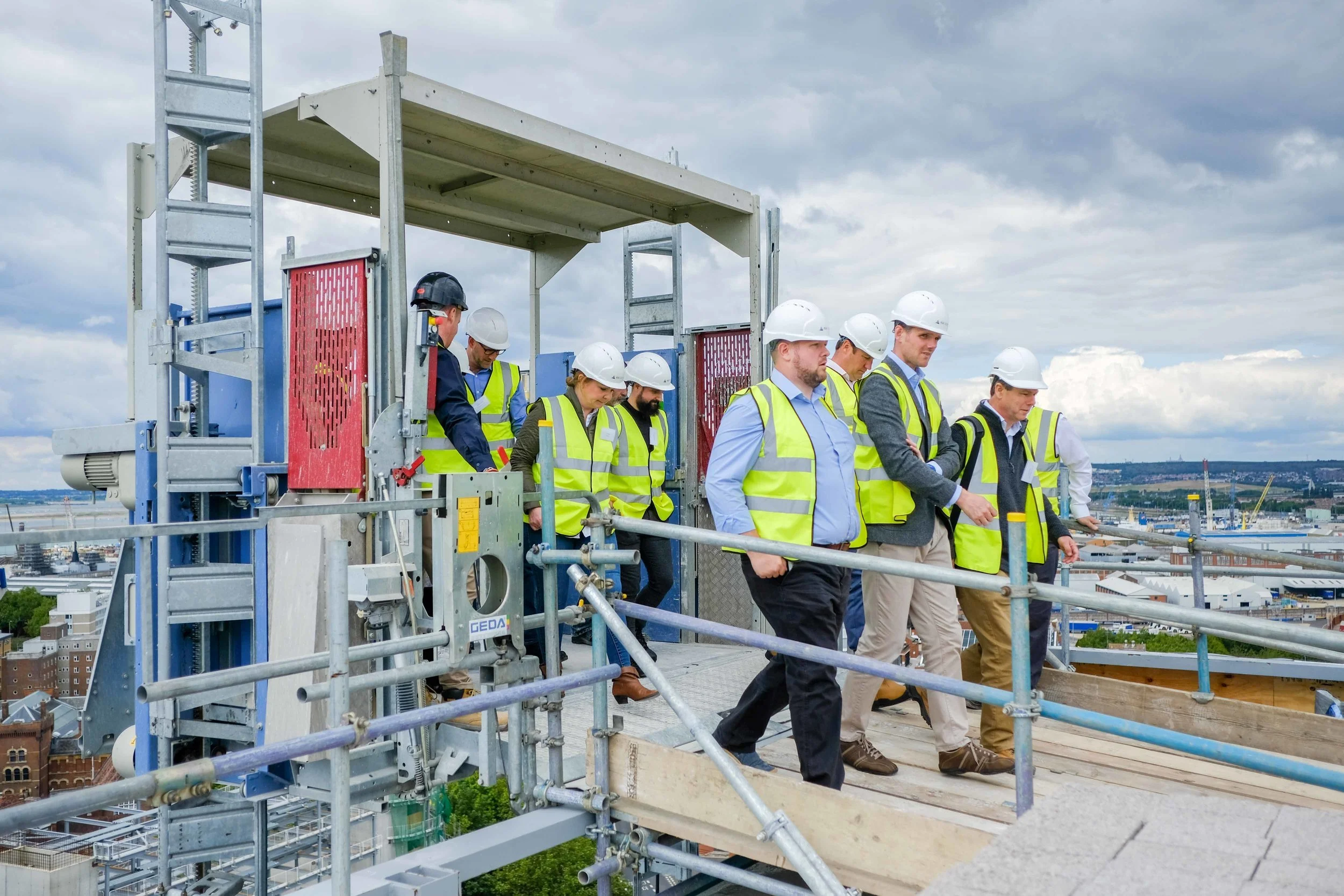 Stanhope House topping out: event and construction photography - Image 10