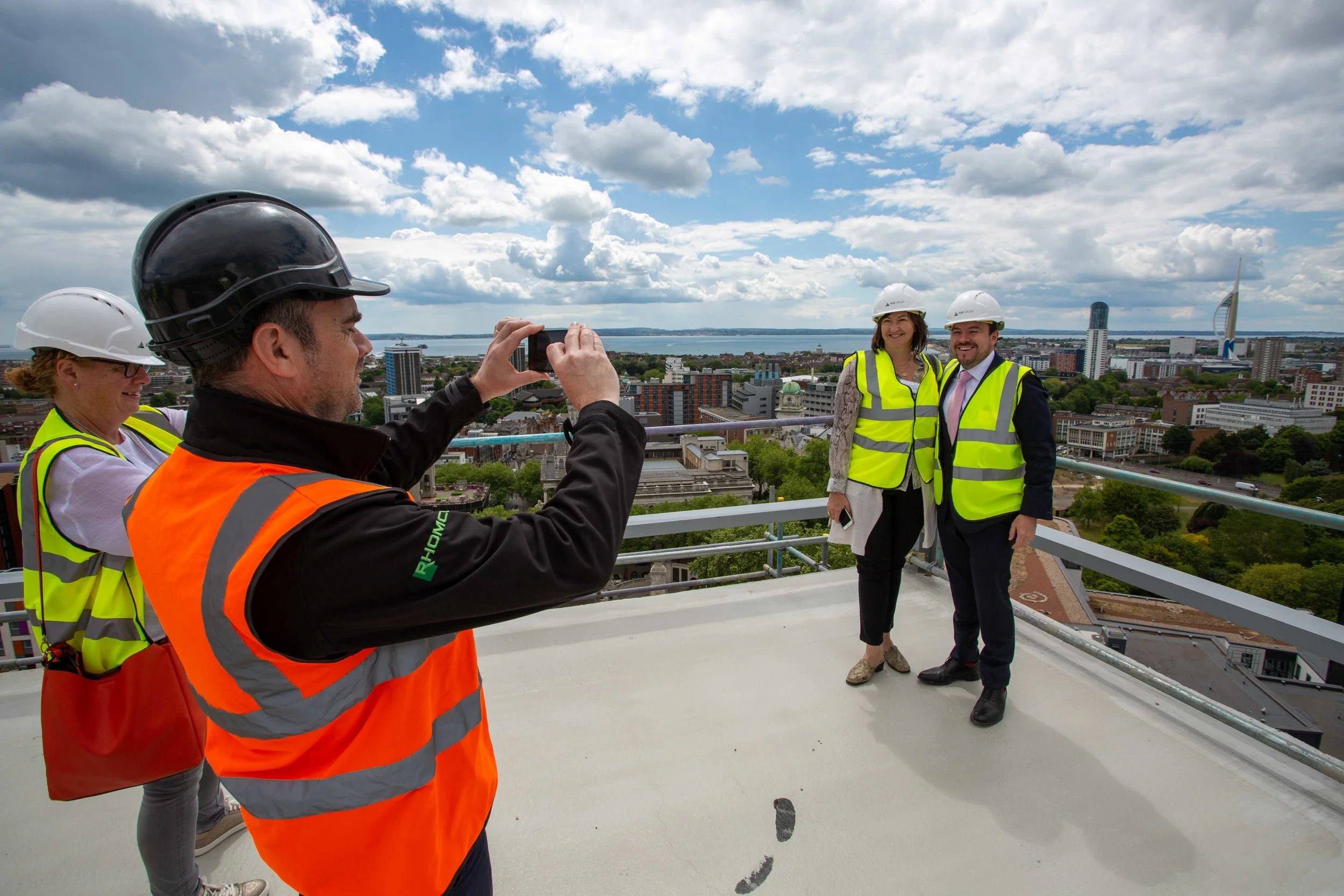 Stanhope House topping out: event and construction photography - Image 12