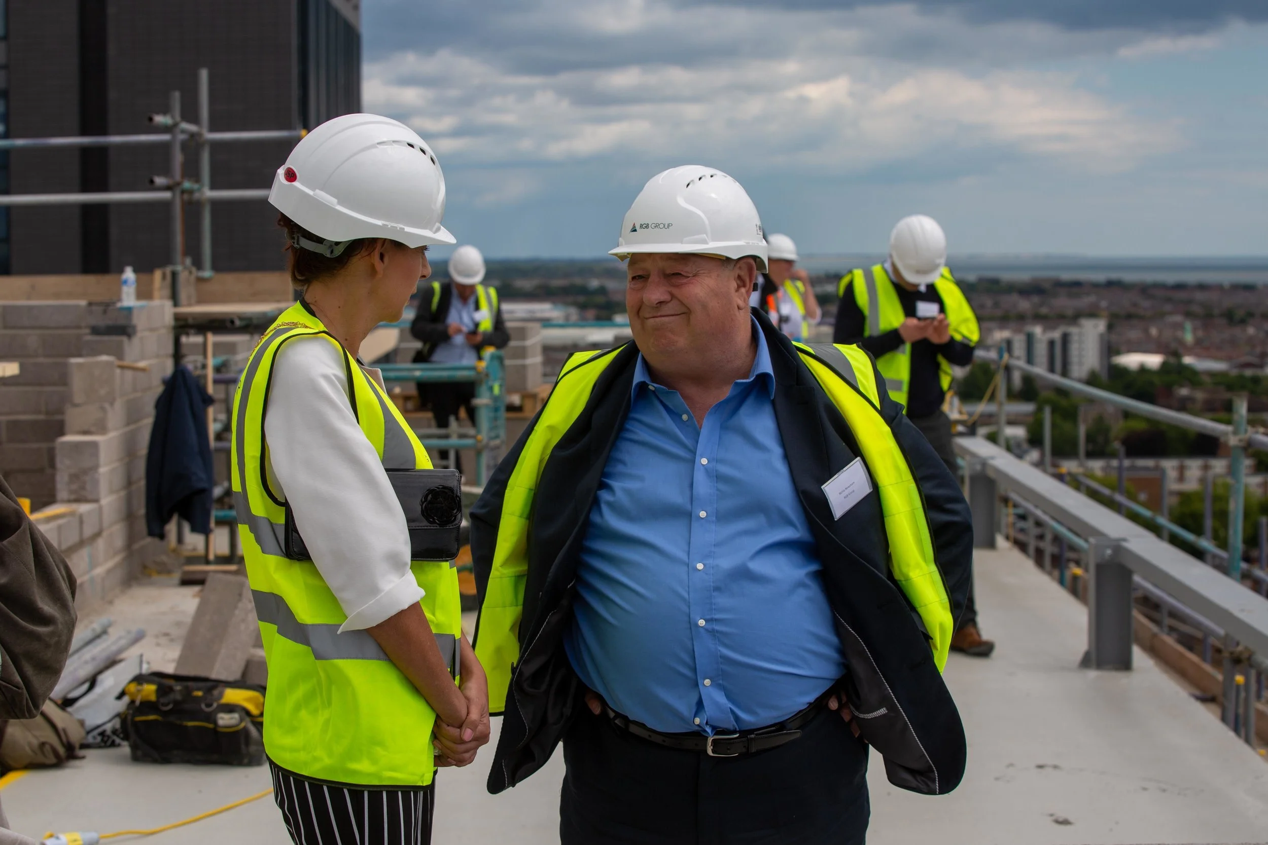 Stanhope House topping out: event and construction photography - Image 14