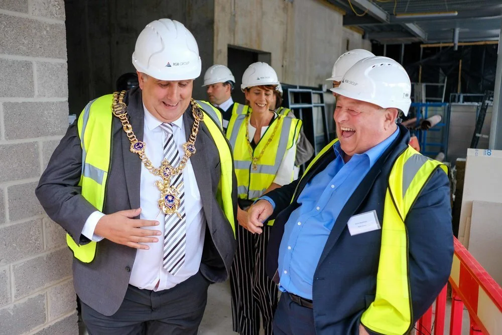 Stanhope House topping out: event and construction photography - Image 19