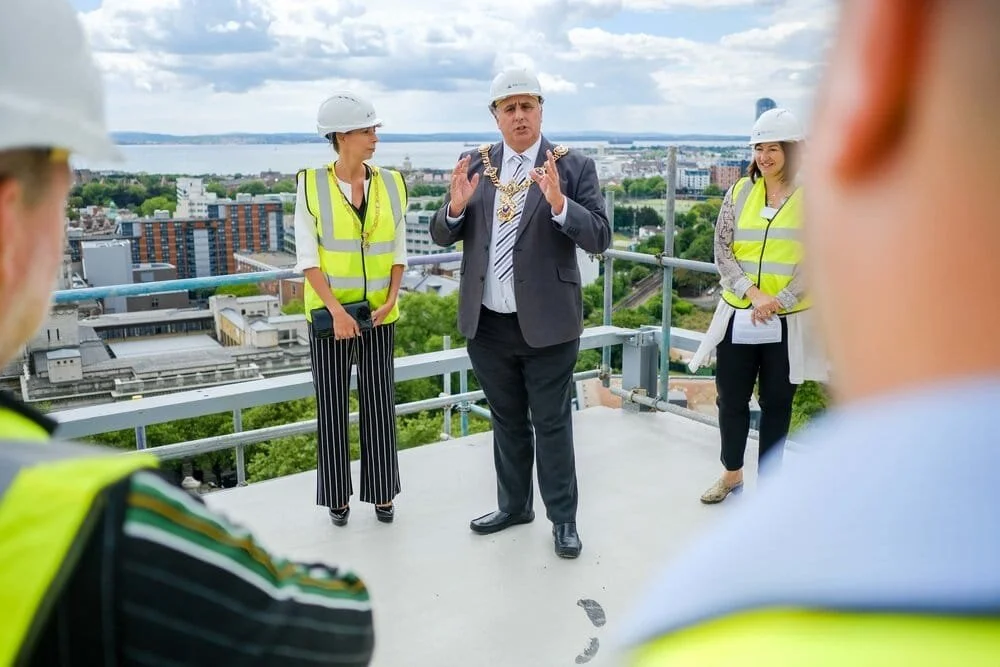 Stanhope House topping out: event and construction photography - Image 20