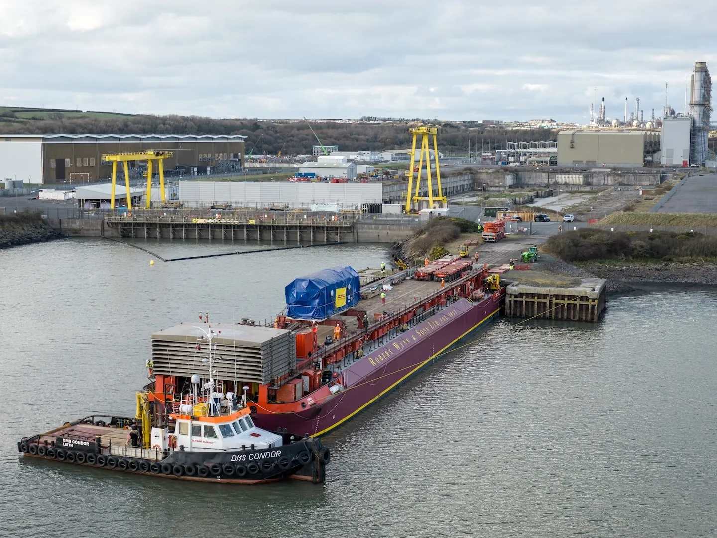 Multi-country heavy lift logistics with DHL