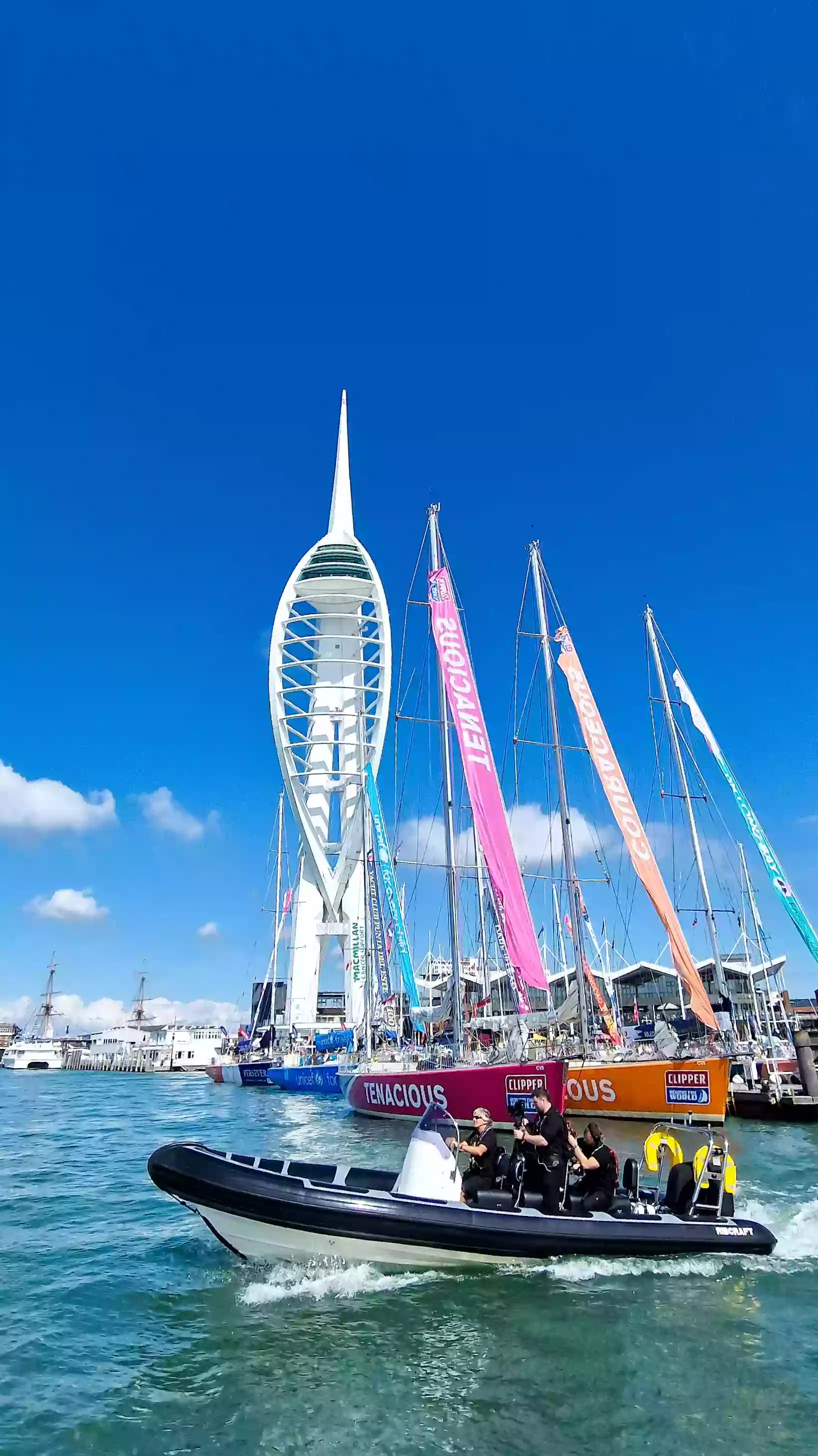 Clipper Race FPV Drone Live Stream - Image 1