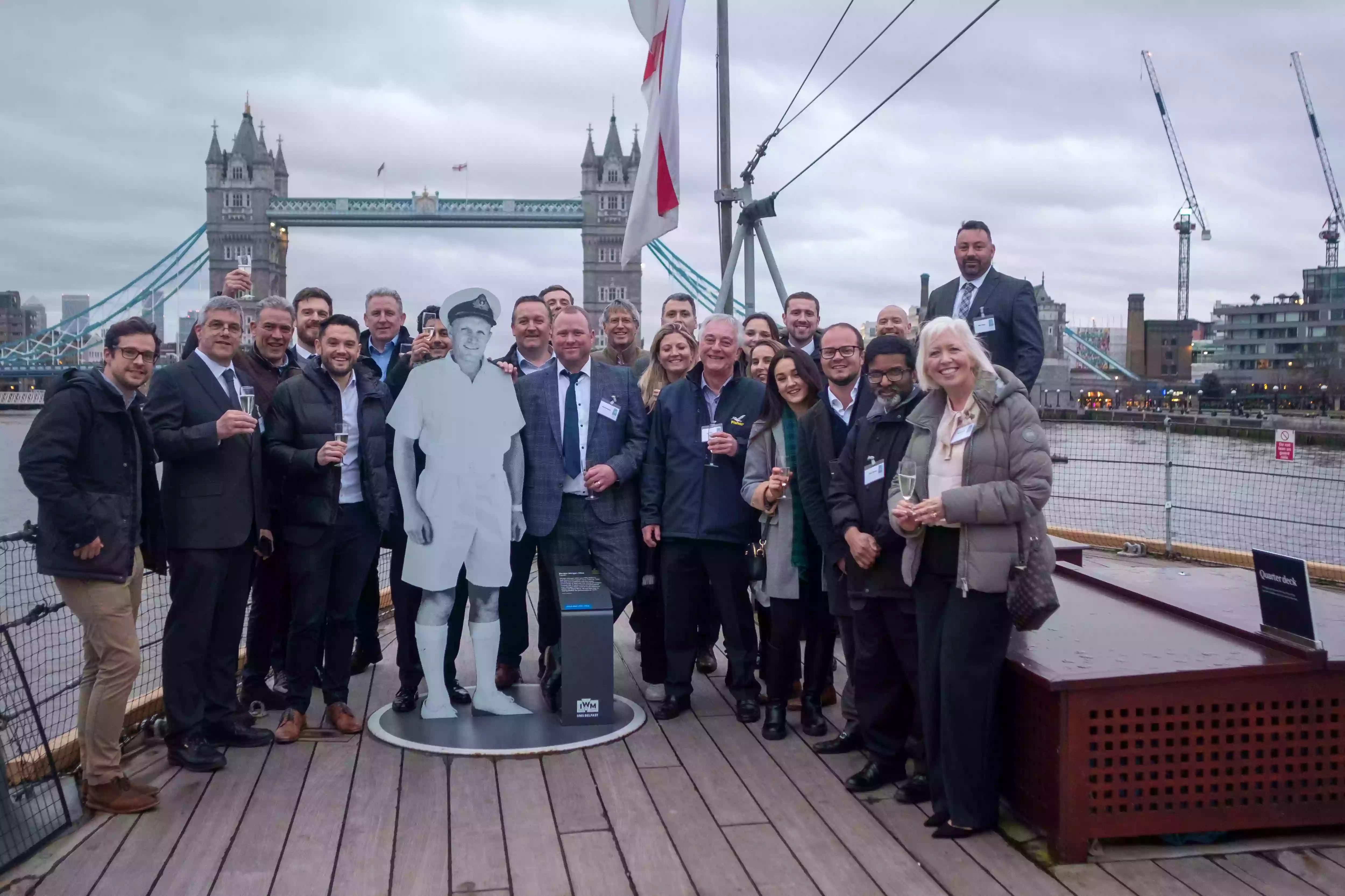 Sir John Fisher Naming Ceremony — Aerial Filming on the Thames - Image 14