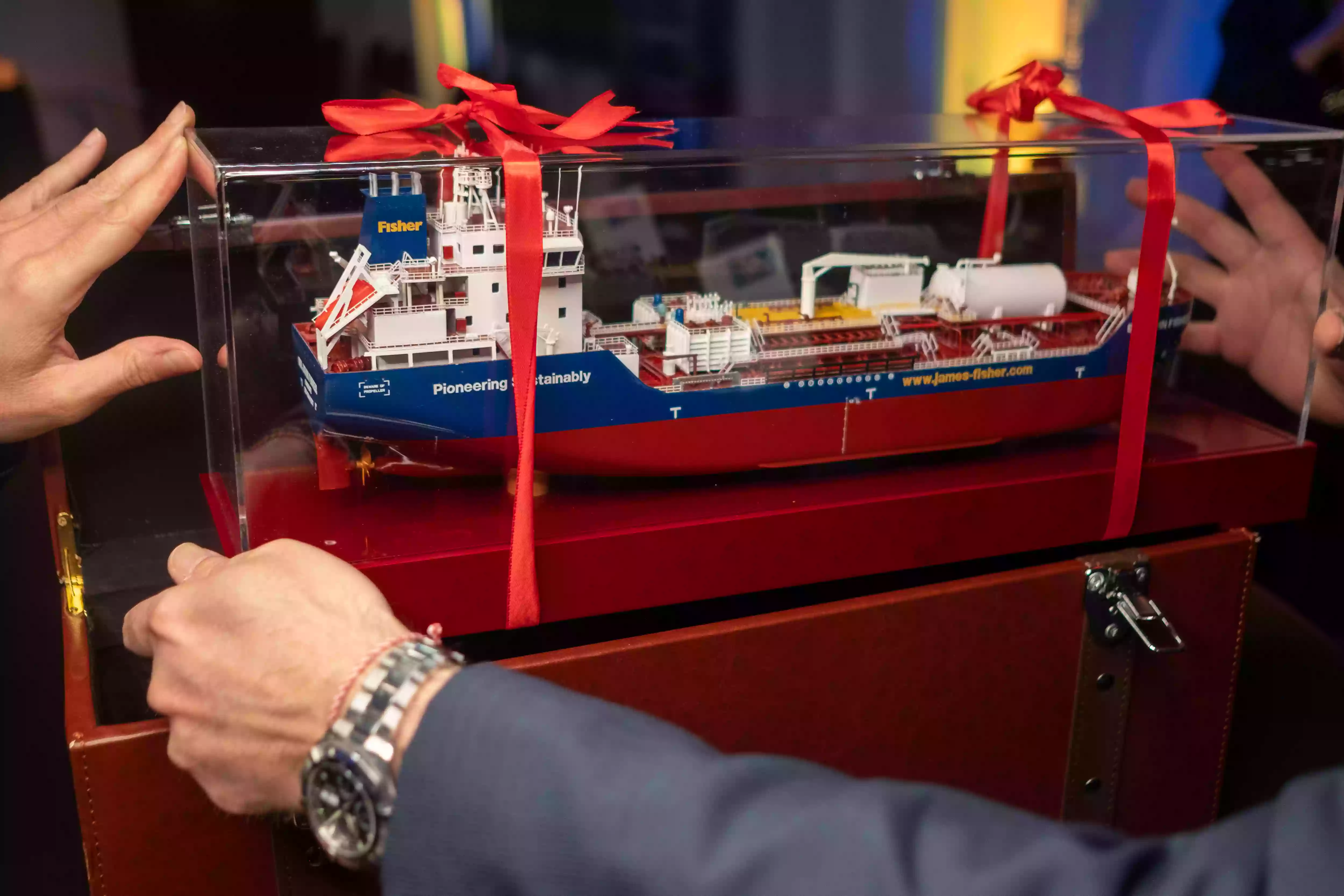 Sir John Fisher Naming Ceremony — Aerial Filming on the Thames