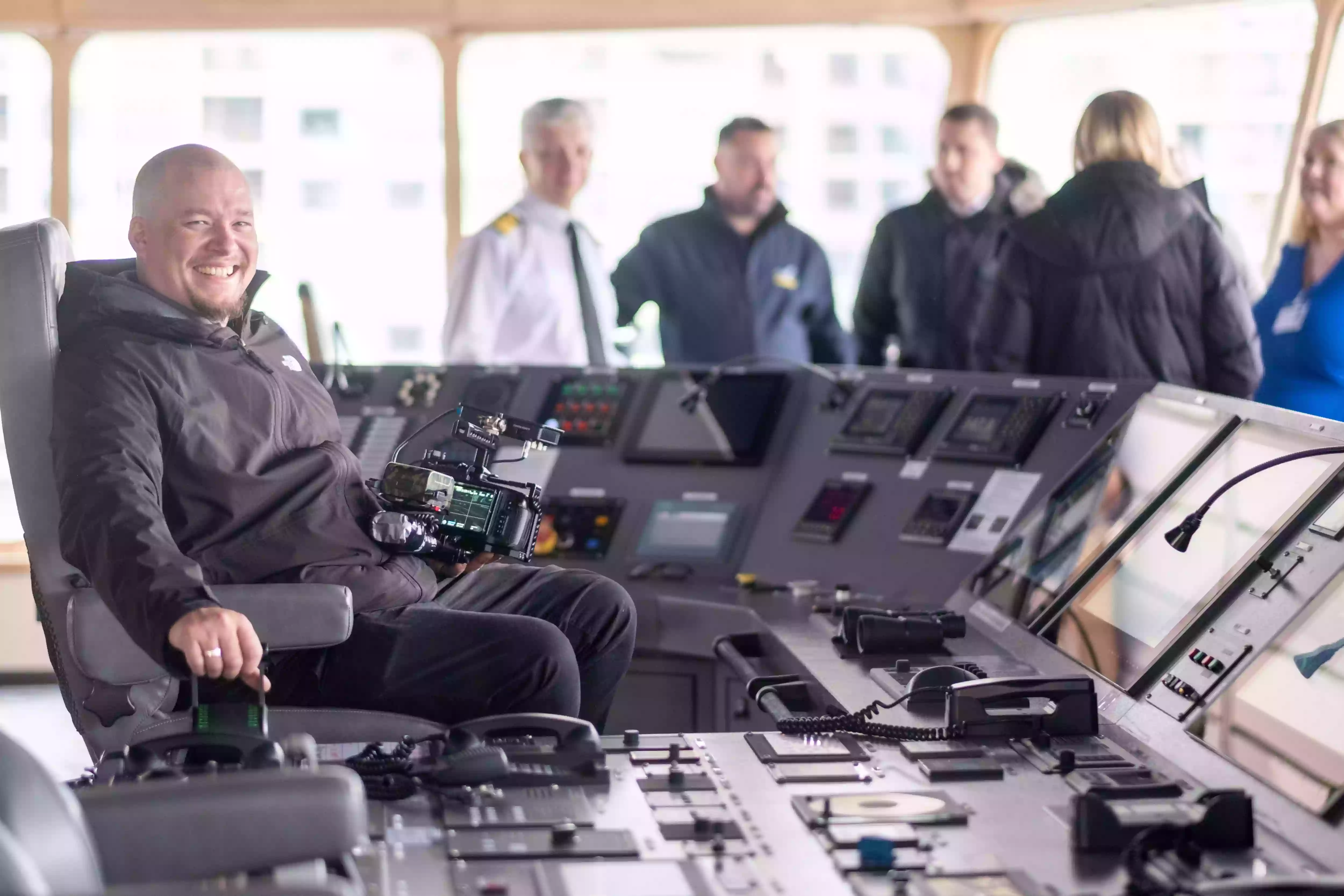 Sir John Fisher Naming Ceremony — Aerial Filming on the Thames - Image 1