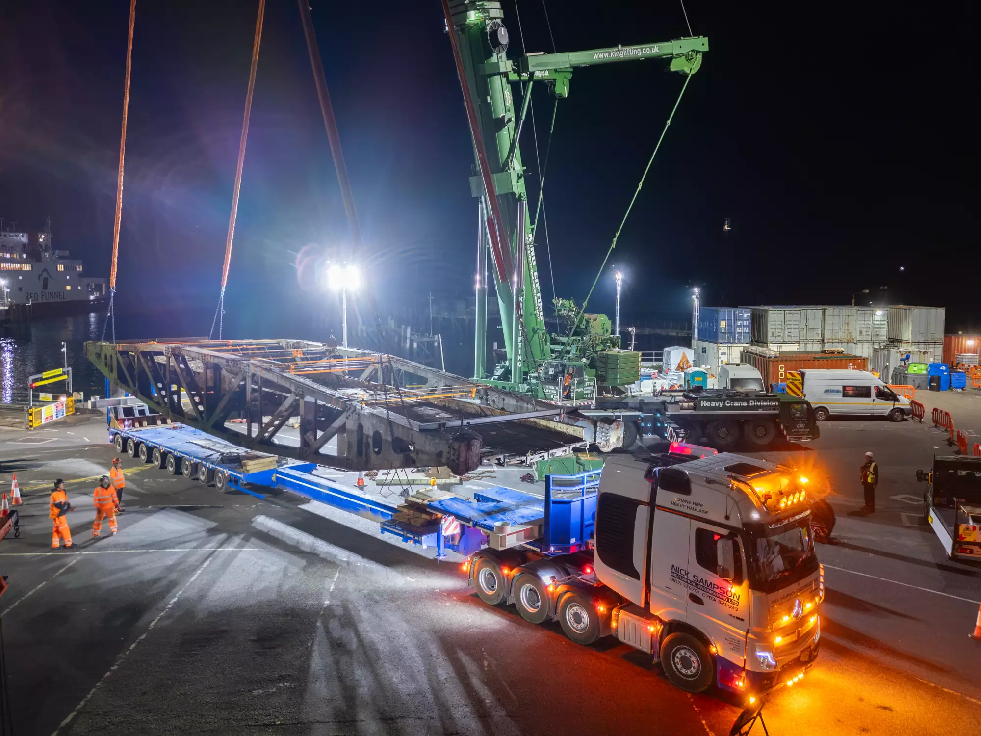 Filming a D-Day Whale Bridge by Night: Heritage Lift From Southampton to Marchwood - Image 4