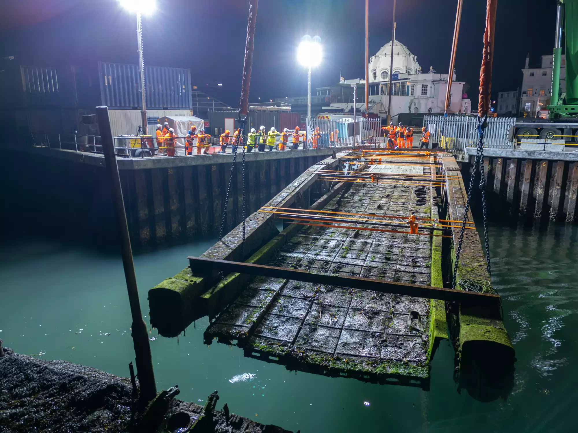 Filming a D-Day Whale Bridge by Night: Heritage Lift From Southampton to Marchwood - Image 6