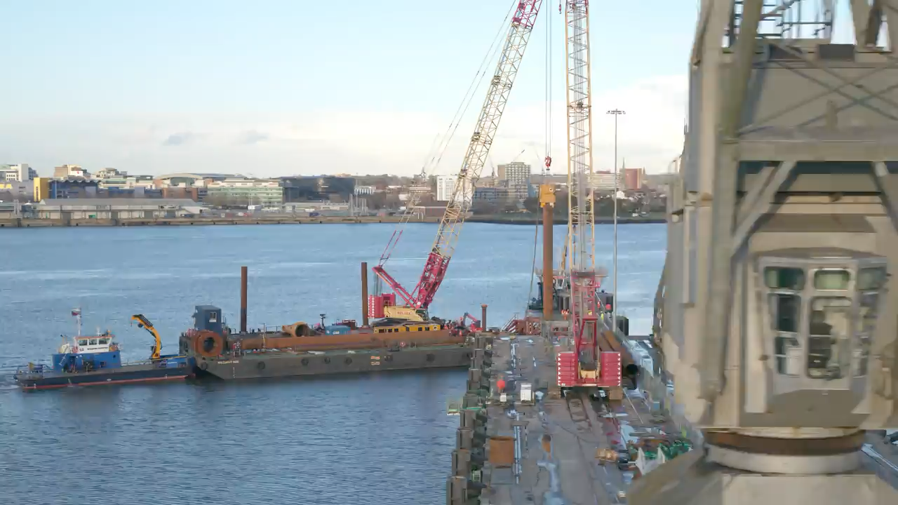 Drone filming on a working port: what to plan for video still