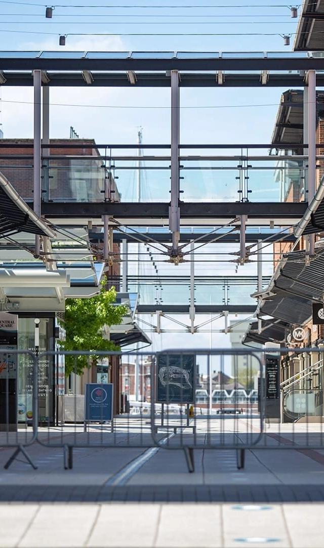 Gunwharf Quays reopens: drone photos show the shopping centre’s preparations - Image 13