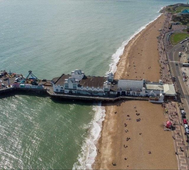 Easter weekend aerial photography over Southsea - Image 3